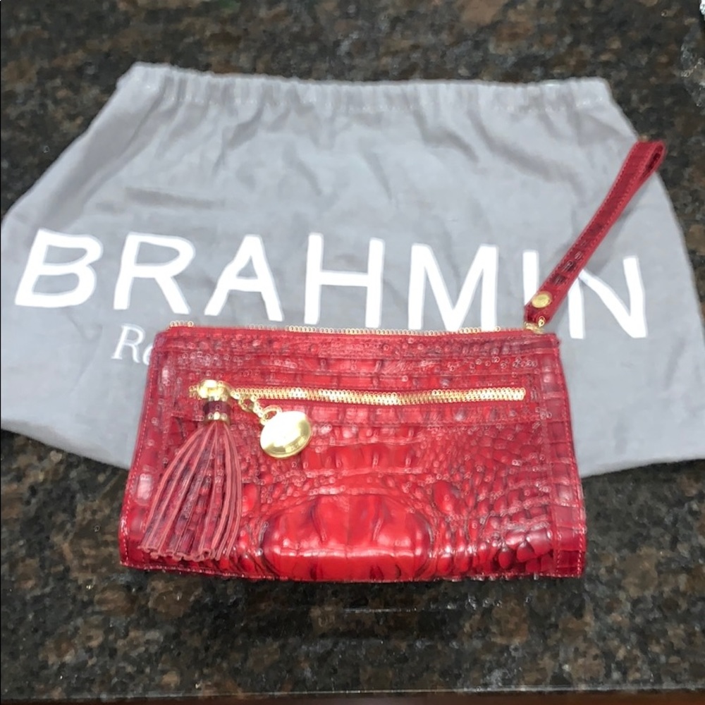 Brahmin Ruby Melbourne Leather Wristlet